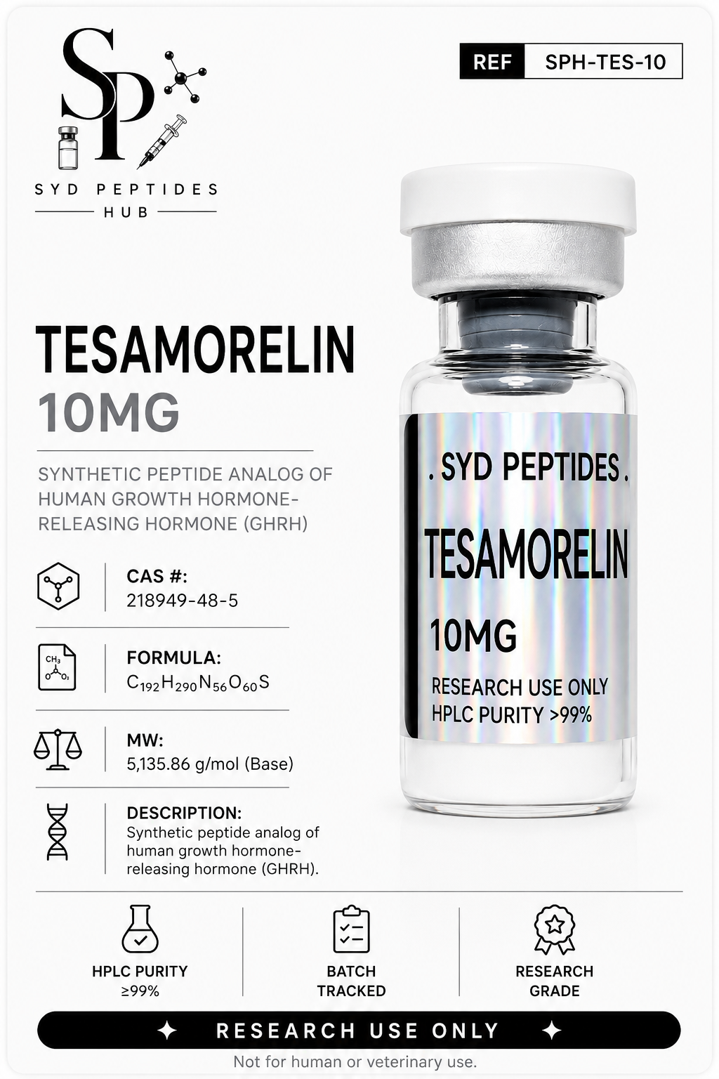TESAMORELIN 10mg