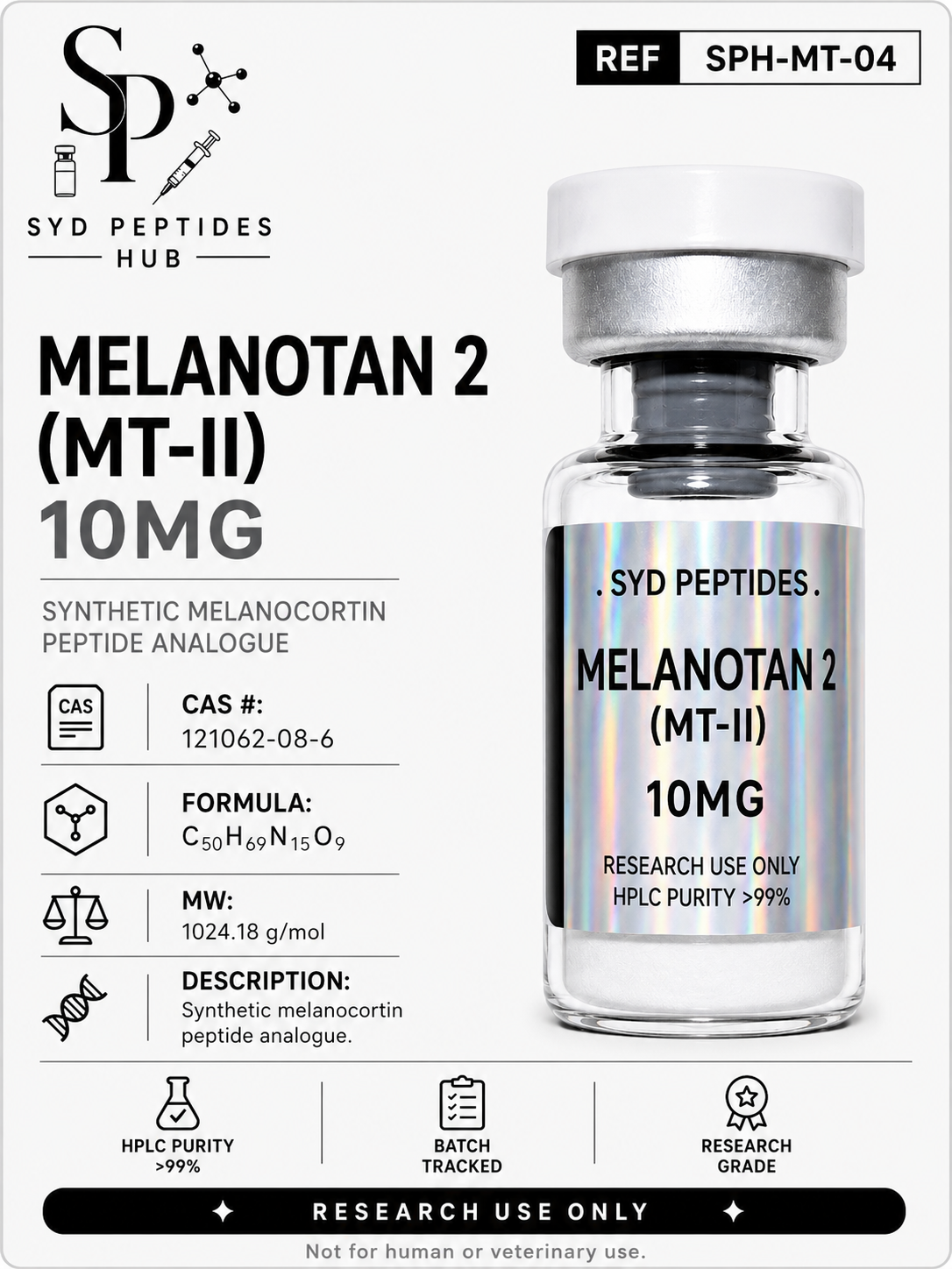 MELANOTAN II (MT-2) 10mg