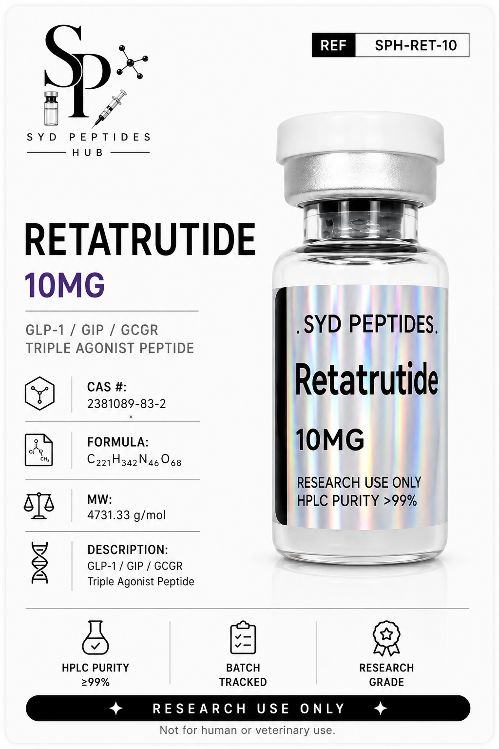 RETATRUTIDE (RETA) 10mg