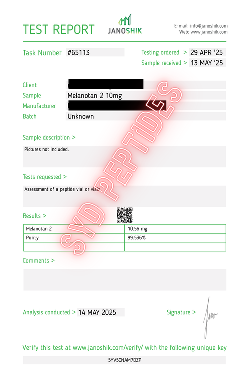 MELANOTAN II (MT-2) 10mg